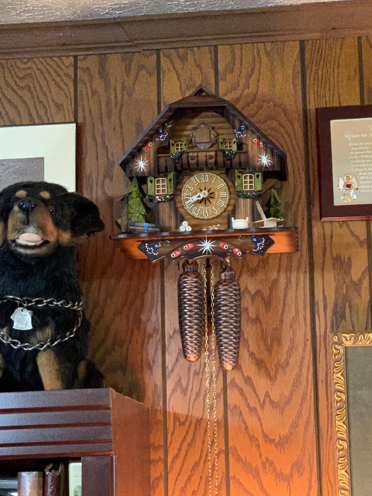 ISDD Cuckoo Clock Black Forest house KA 876 EX customer photo 1