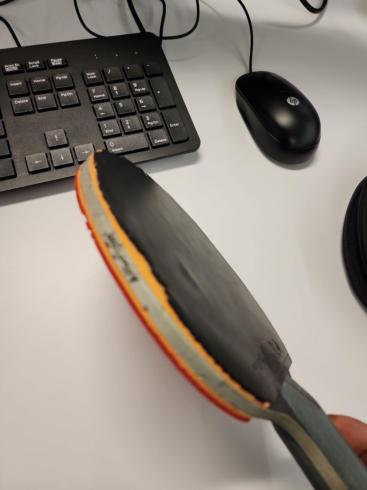 Killerspin Jet 600 Spin N2 Ping Pong Racket - Advanced Table Tennis Racket, 5 Layer Wood Blade, Nitrx-4Z Rubbers, Flared Handle customer photo 2