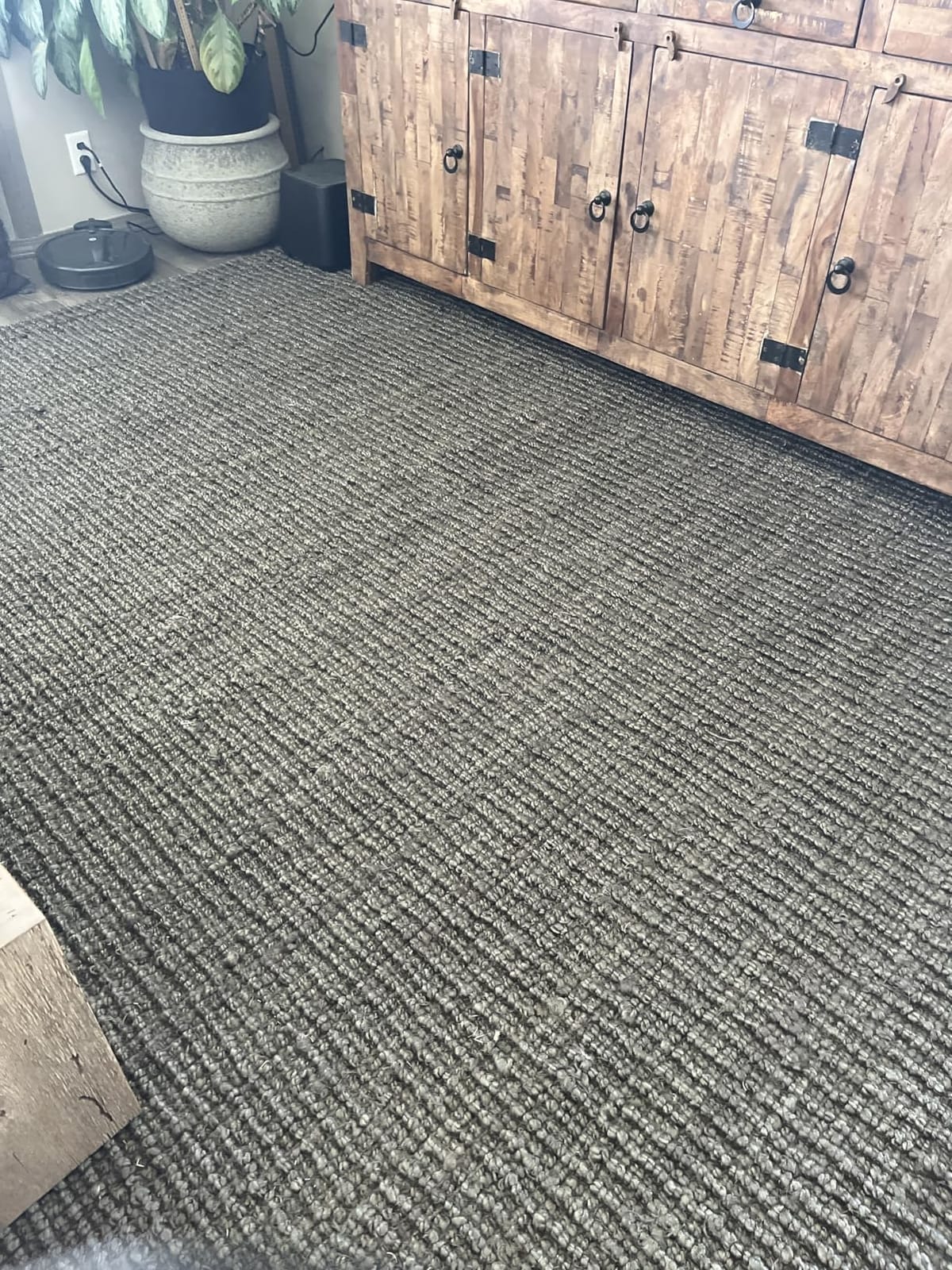 SAFAVIEH Area Rug 8x10 - Natural Fiber Collection - Large - Natural Brown, Handmade Jute, Farmhouse Style, Chunky Textured Thick Pile (NF447A) customer photo 1