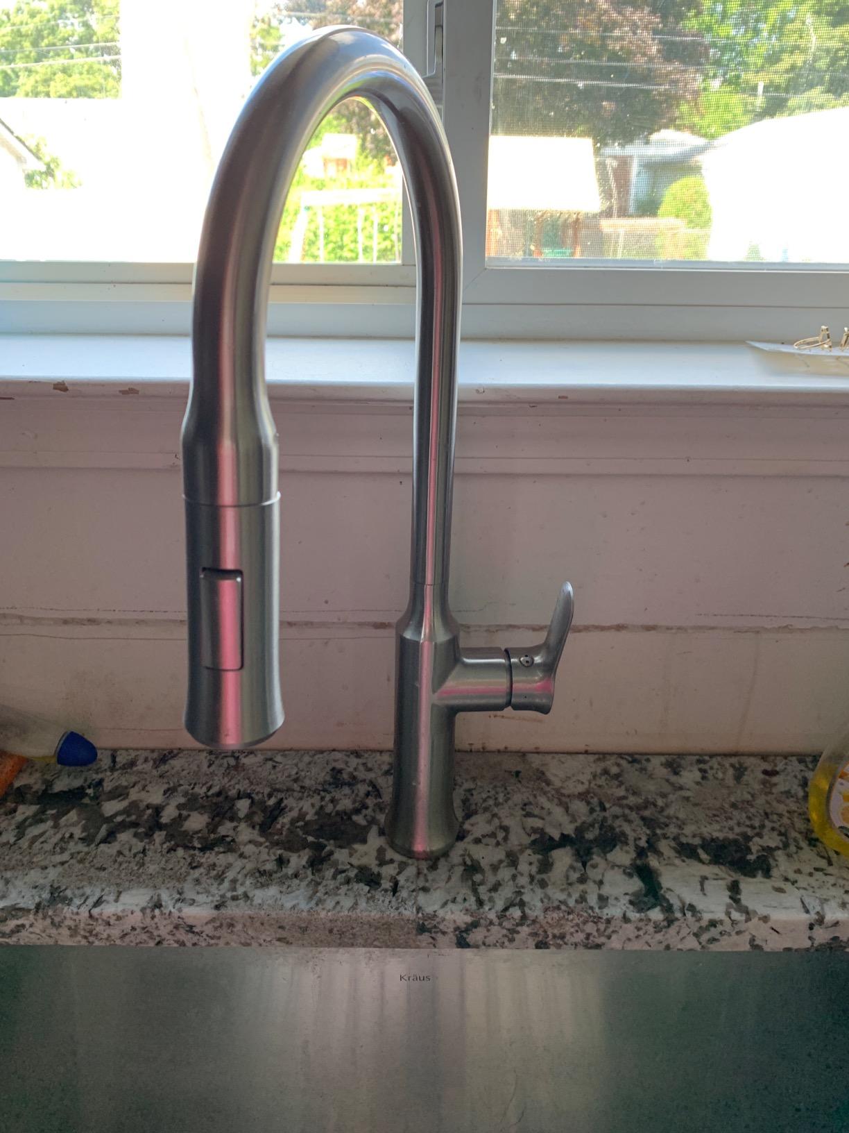 KRAUS Standart Pro 33-Inch Apron Front Farmhouse 16-Gauge 60/40 Double Bowl Stainless Steel Kitchen Sink, KHF203-33 customer photo 1