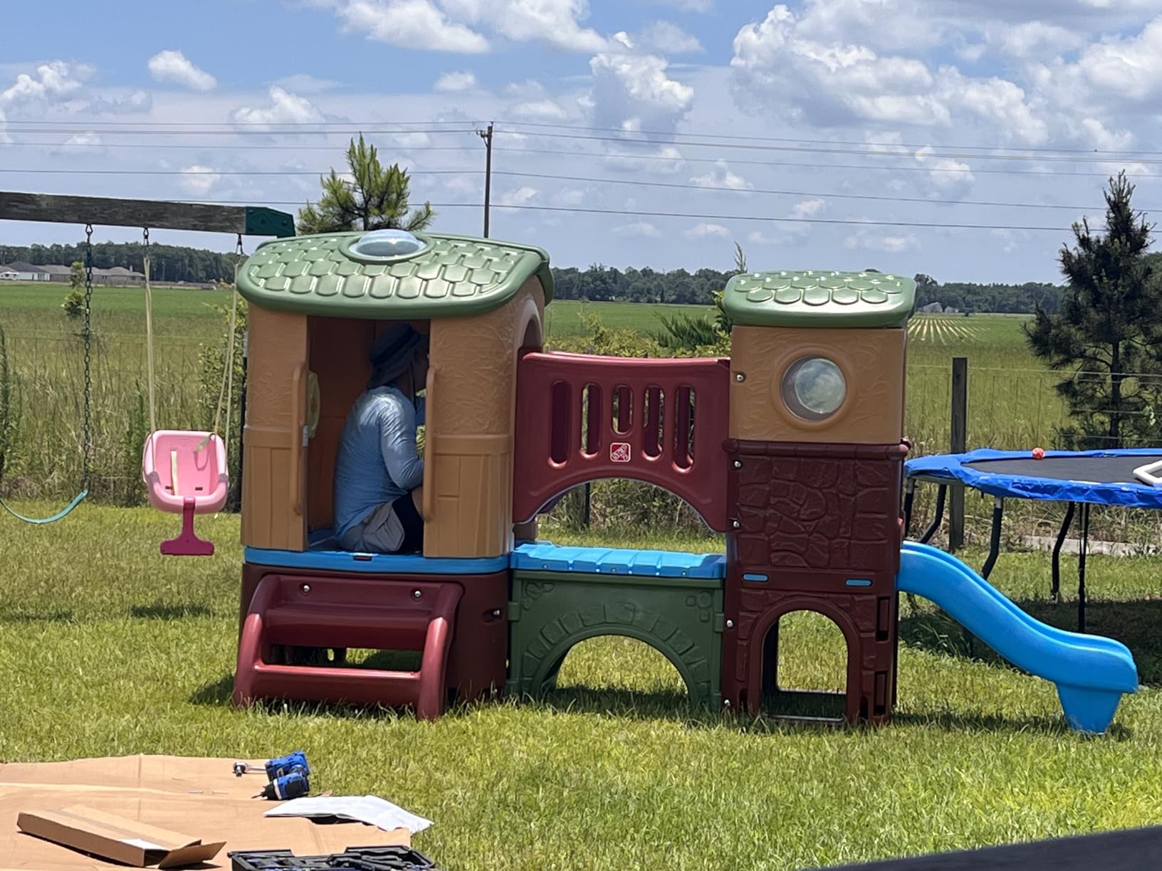 Step2 Clubhouse Climber Playset for Kids, Jungle Gym with Elevated Playhouse, Outdoor Backyard Playground Set, Two Toddler Slides, Ages 2 to 6 Years Old customer photo 2