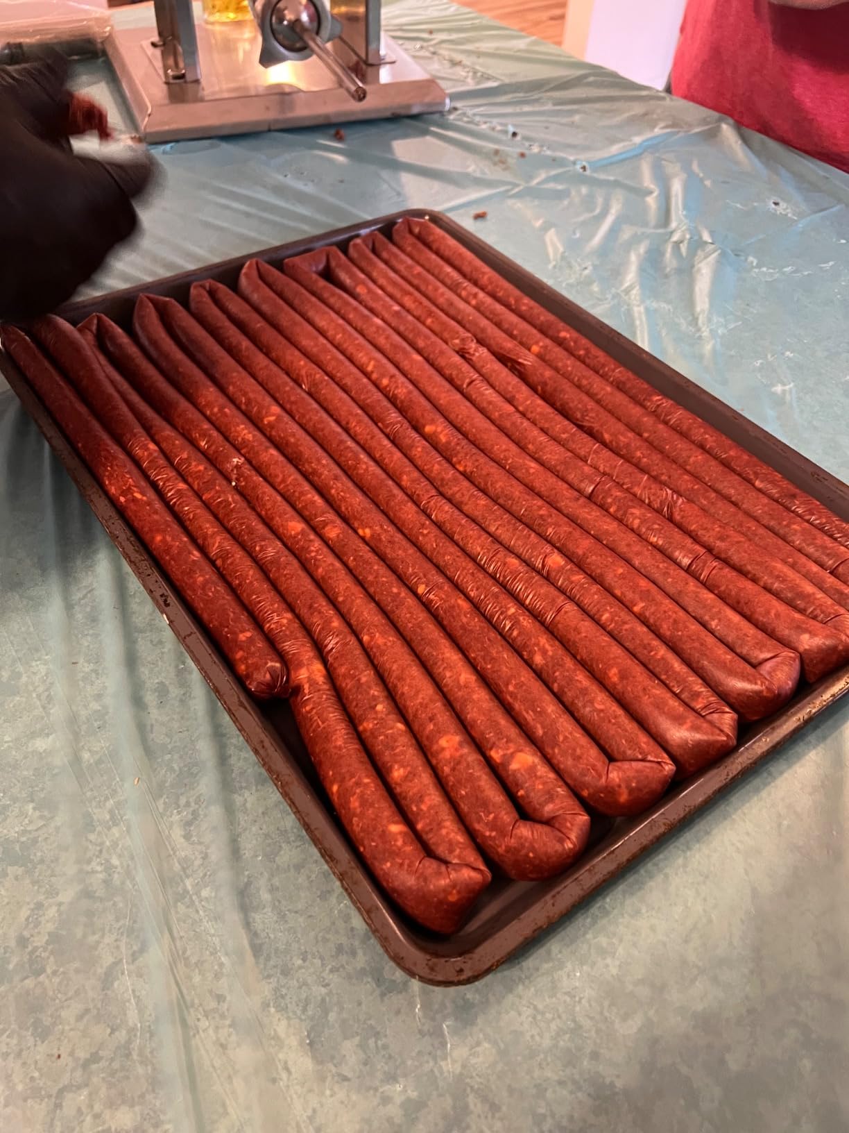 Hi Mountain Snack Stick Seasoning Kit | ORIGINAL | Makes 20 lbs | Complete Snack Stick Kit, Seasoning, Cure, Casings, & Directions Included, For Beef, Deer, Elk, Venison & Wild Game Meat customer photo 2