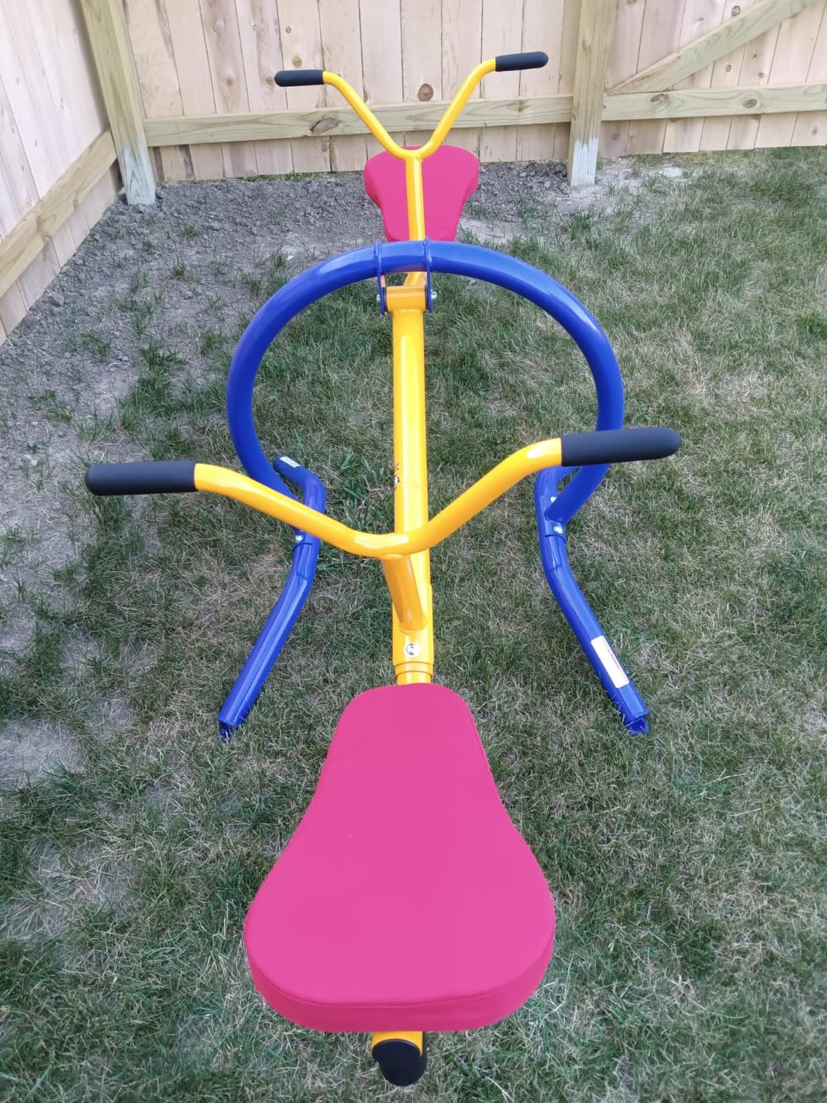 gym dandy Teeter-Totter Home Seesaw Playground Set TT-210, Multi Colored, 37.00 x 31.00 x 85.50 inches customer photo 1