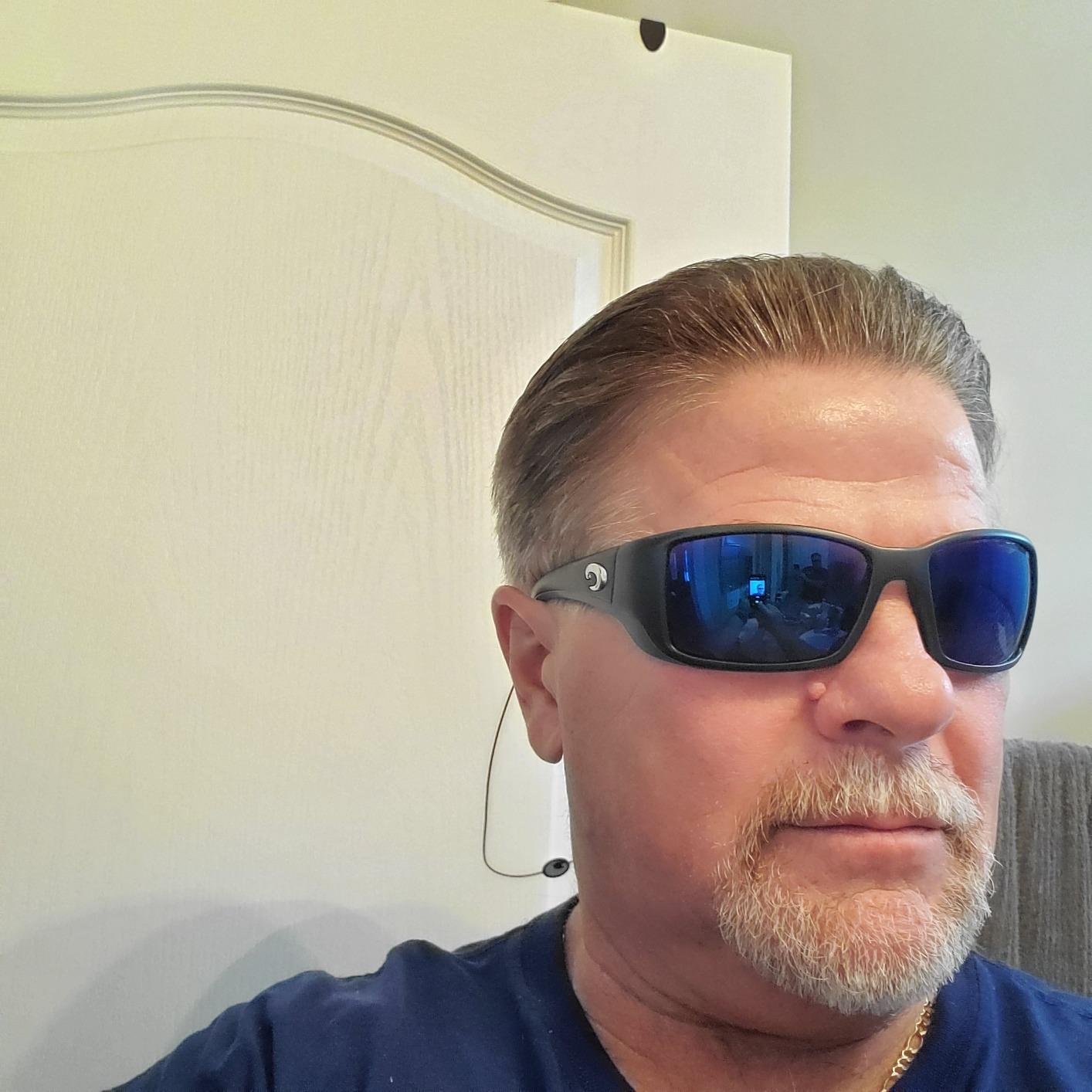Costa Del Mar Sunglasses for Men - Blackfin Mens Polarized Sunglasses - Fishing, Boating & Beach UV Protection - Size 62, 580P customer photo 1