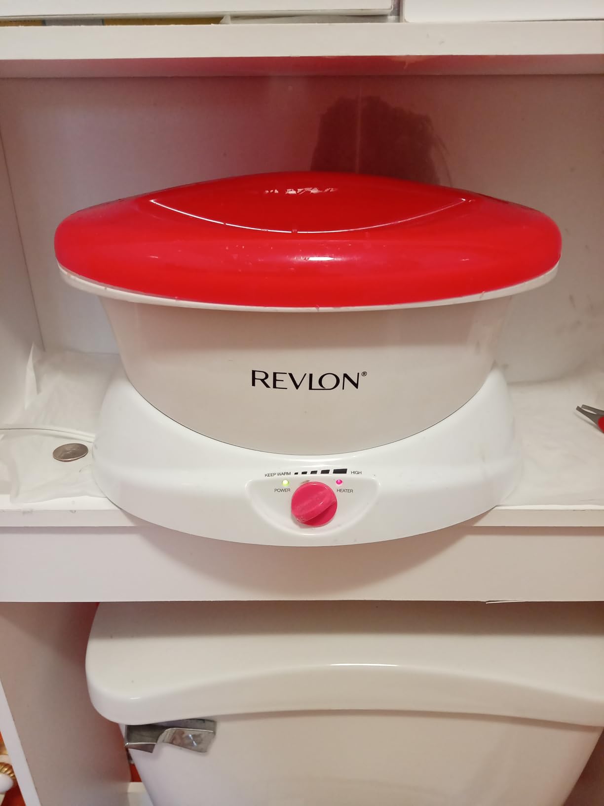 Revlon Moisturizing Quick Heat Paraffin Bath, White/Pink customer photo 2