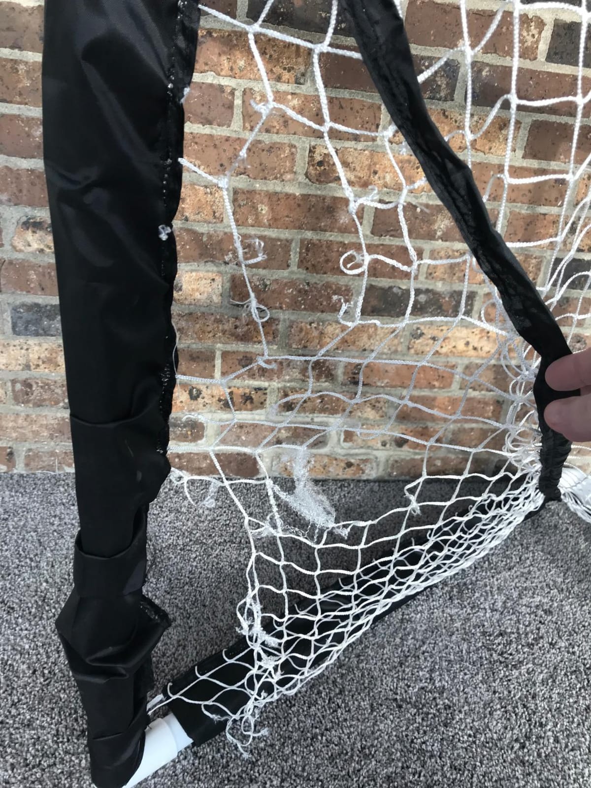 STX FiddleSTX Three Player Game Set with Two Field Player Sticks, One Goalie Stick, Mini Goal and Balls, White/Grey customer photo 1
