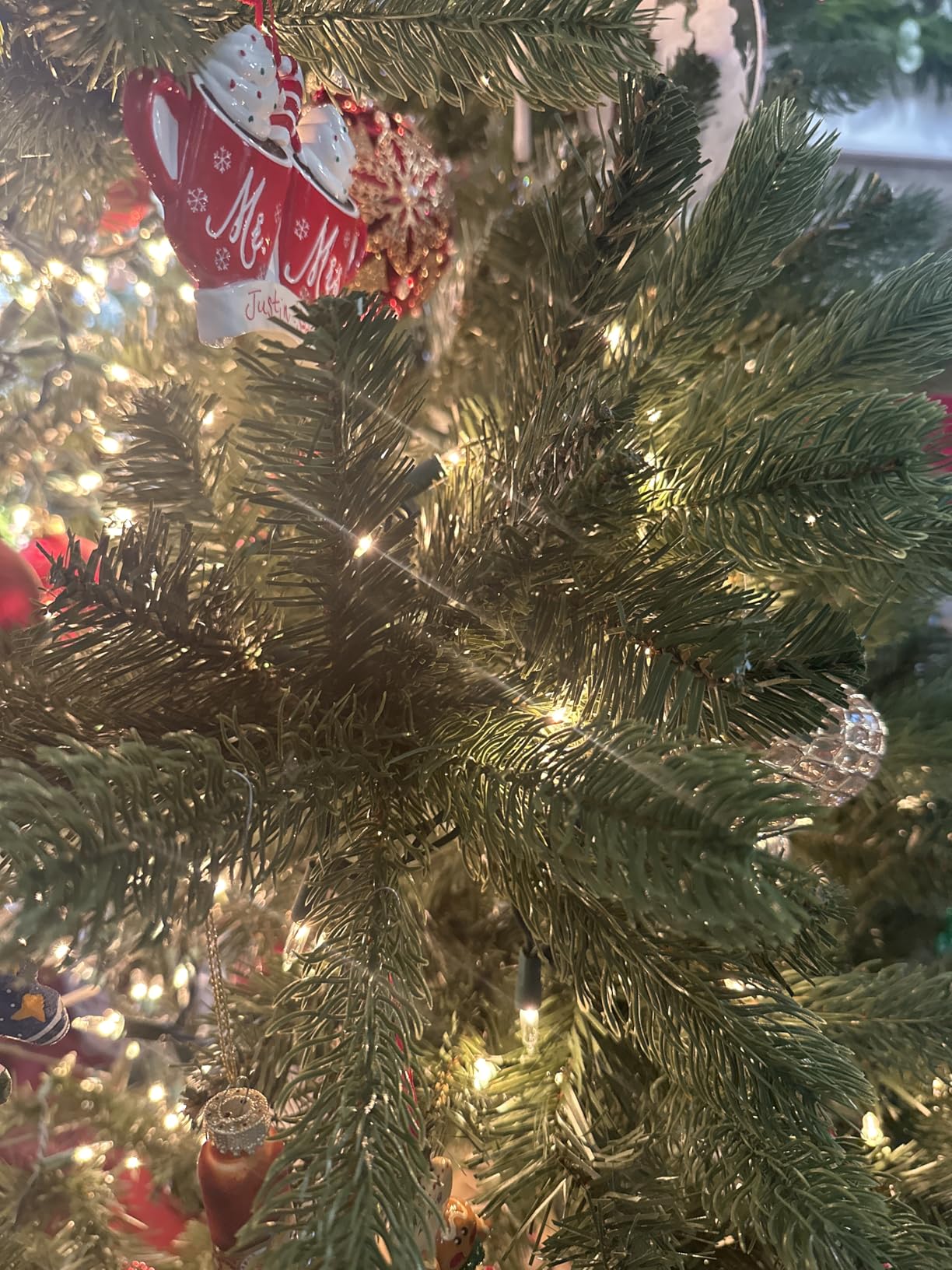 National Tree Company 7.5ft Unlit Downswept Douglas Fir Christmas Tree | 1,867 Tips, Includes Stand, Artificial, Green customer photo 1