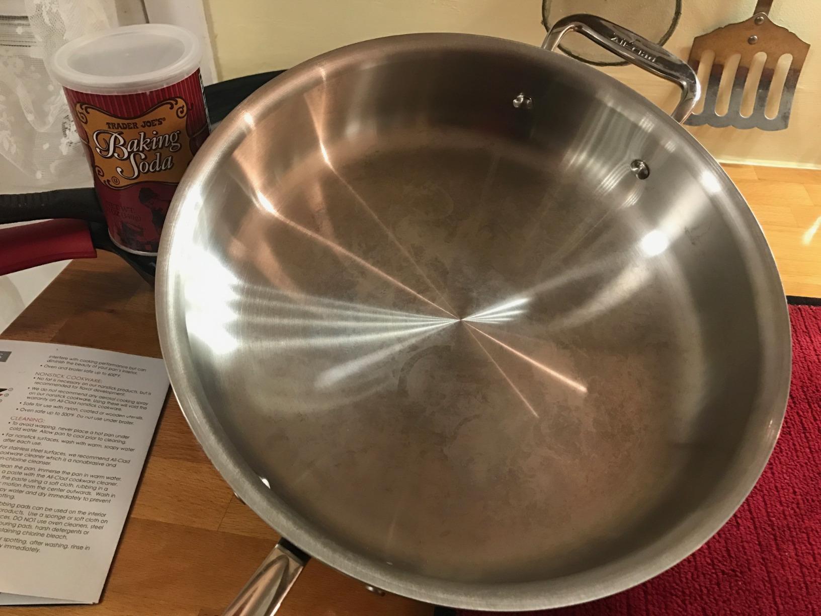 All-Clad D3 Stainless Steel 3 Qt Sauté Pan with Lid, Made in the USA | The Original Bonded Professional Cookware, All- Purpose Sauté Pan, Induction Compatible, Oven Safe up to 600F customer photo 1