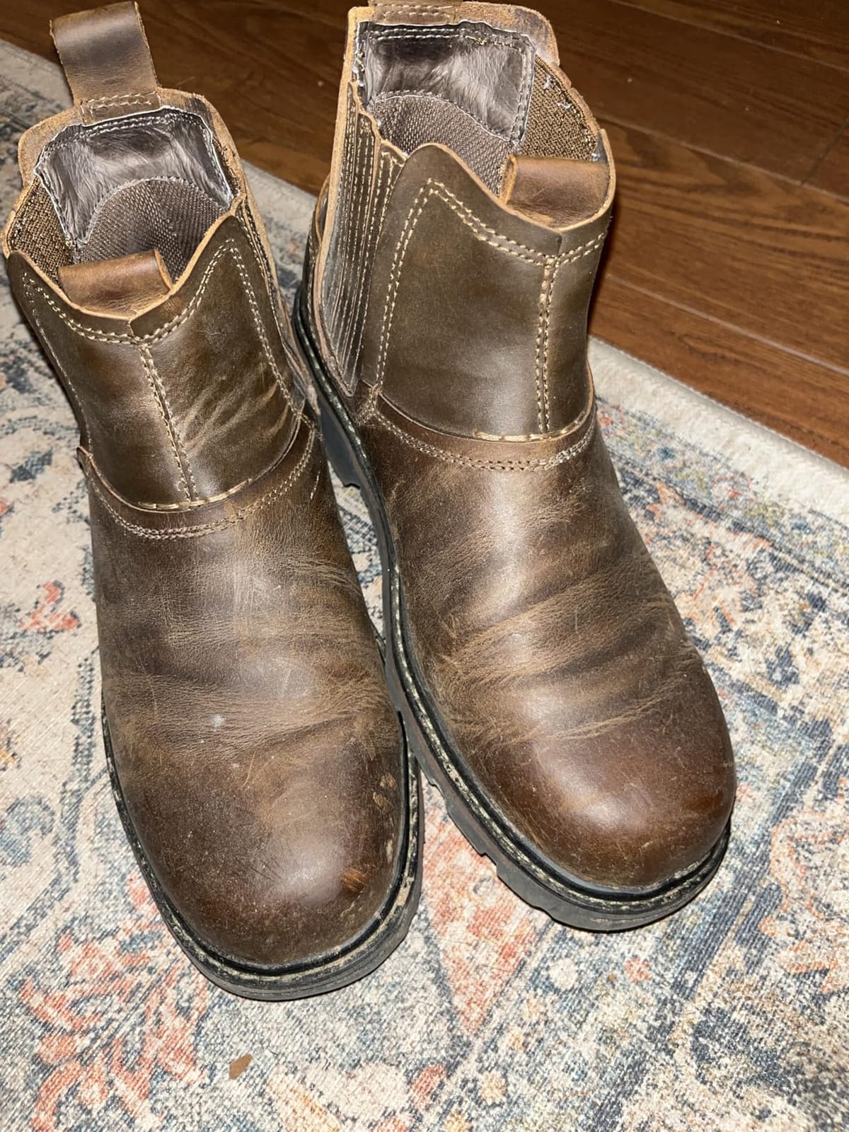 Skechers Men's Blaine Orsen Ankle Boot - Casual, Chelsea Boot, Slip-On, Oiled Pigskin Leather customer photo 1