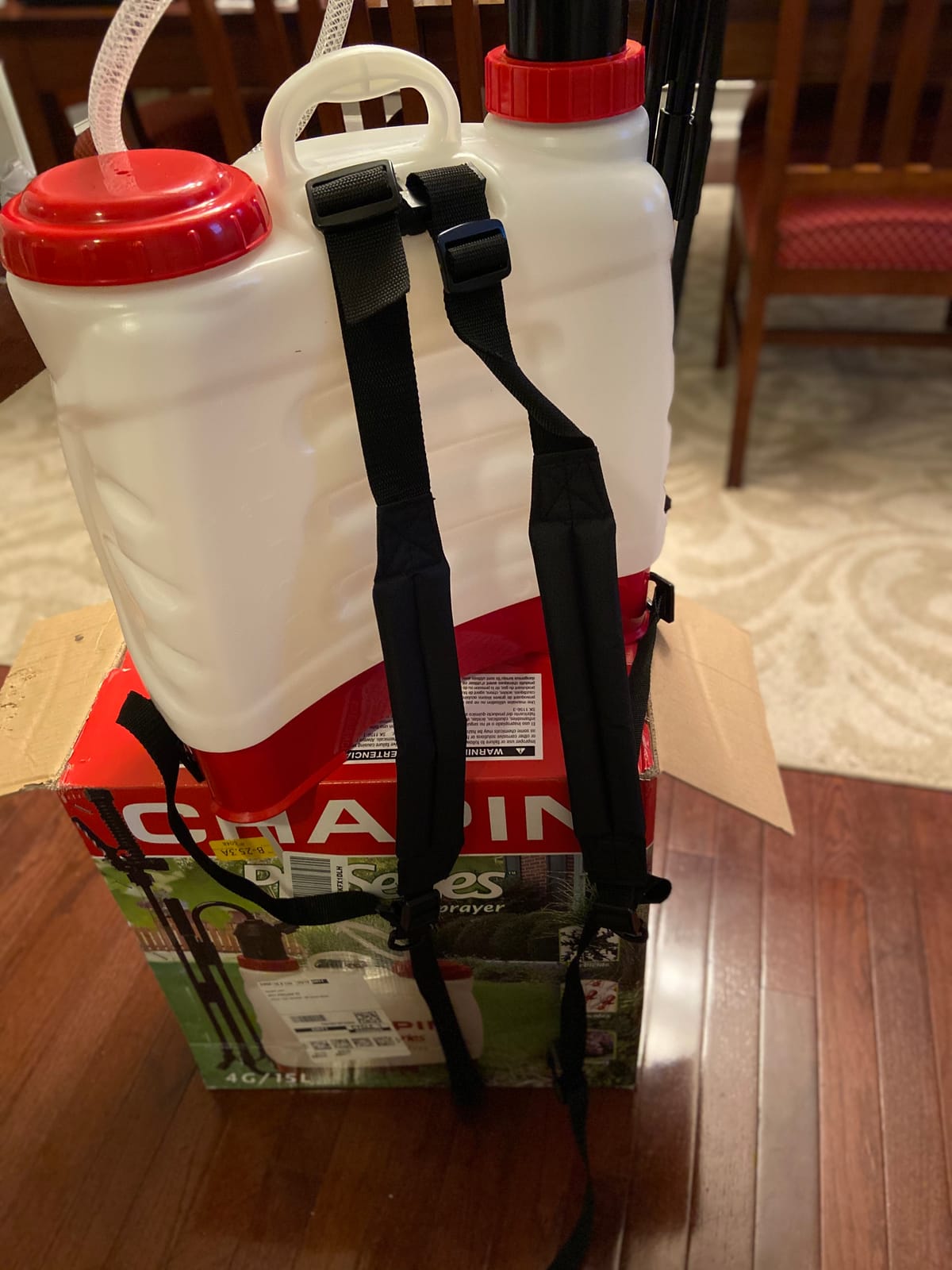 CHAPIN 4-Gallon Backpack Sprayer with Anti-Clog Filtration | Durable translucent poly tank for fertilizers, herbicides, pesticides and lawn care customer photo 1