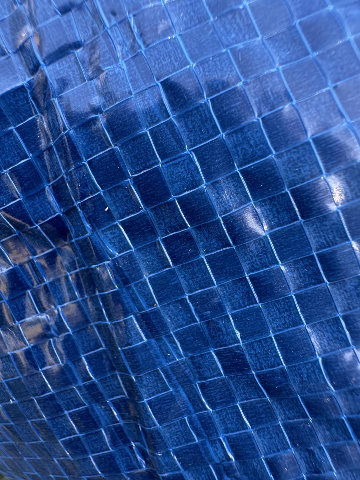 Robelle 24 ft Heavy Duty Super Winter Pool Cover for Above Ground Pools | Blue Above Ground Pool Cover, 4 ft Overlap (28ft Cover Size), Solid 8 x 8 Scrim, 2.36 oz/yd2, 10-Year Warranty, Style: 3524-4 customer photo 2
