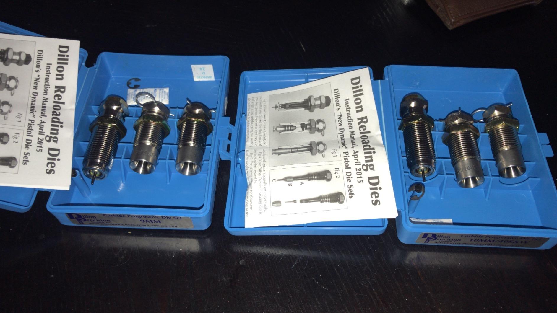 Dillon Precision Carbide Pistol Dies | 3 Die Set for Reloading - Size/Decapping Die, Seat Die, Crimp Die customer photo 2