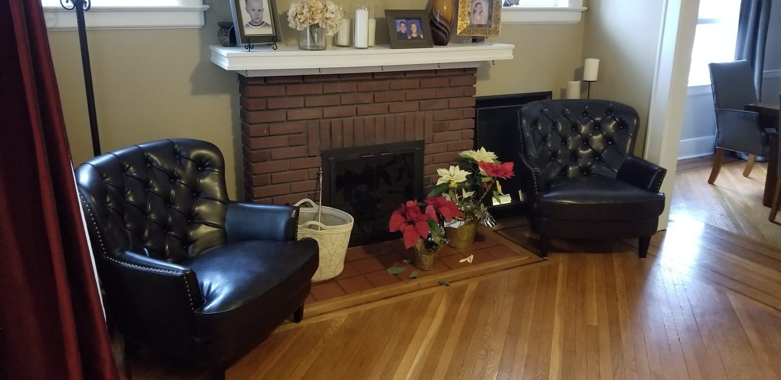 Christopher Knight Home Tafton Tufted Leather Club Chair, Brown customer photo 2