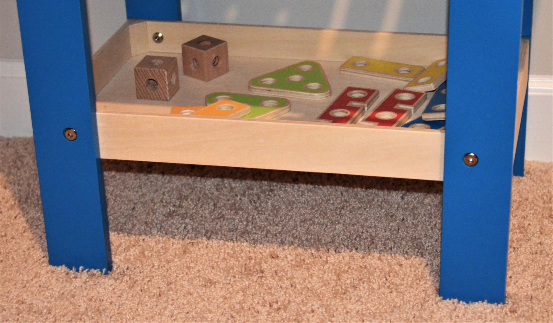 Award Winning Hape Master Workbench Kid's Wooden Toolbench Pretend Builder Set, Multicolor customer photo 2