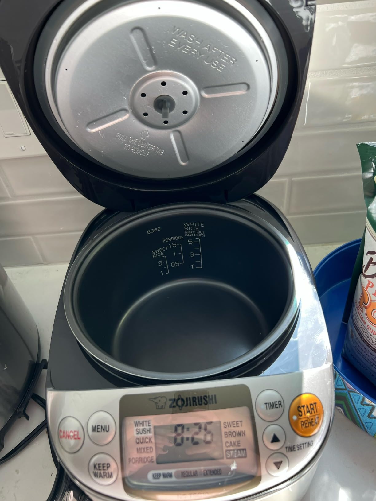 Zojirushi NS-TSC10 5.5 Cup Micom Rice Cooker and Warmer, 1.0L, LCD controls, delay timer customer photo 1