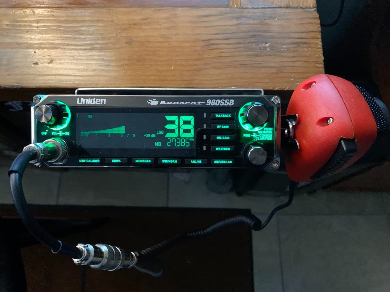 Uniden BEARCAT 980 40- Channel SSB CB Radio with Sideband NOAA WeatherBand, 7- Color Digital Display PA/CB Switch and Noise Cancelling Mic, Wireless Mic Compatible customer photo 2