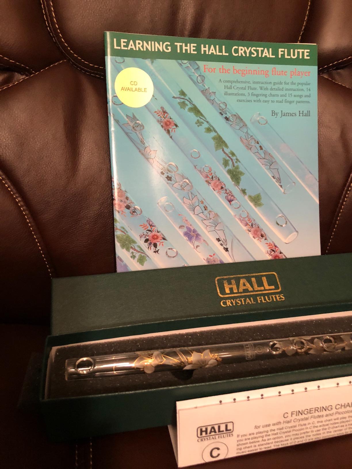Hall Crystal Piccolo Flute in C - Inline Glass Piccolo 11202 - Carolina customer photo 2