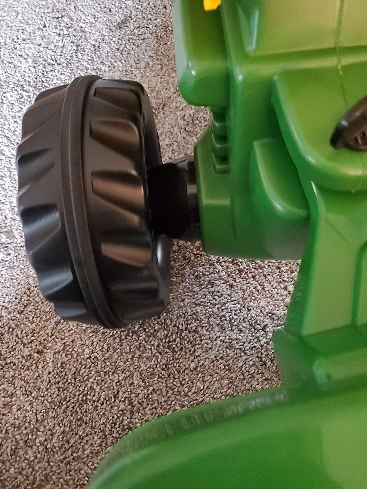 Rolly Toys John Deere 3-Wheel Trac with Trailer Ride On, Green/Yellow (52769) customer photo 1
