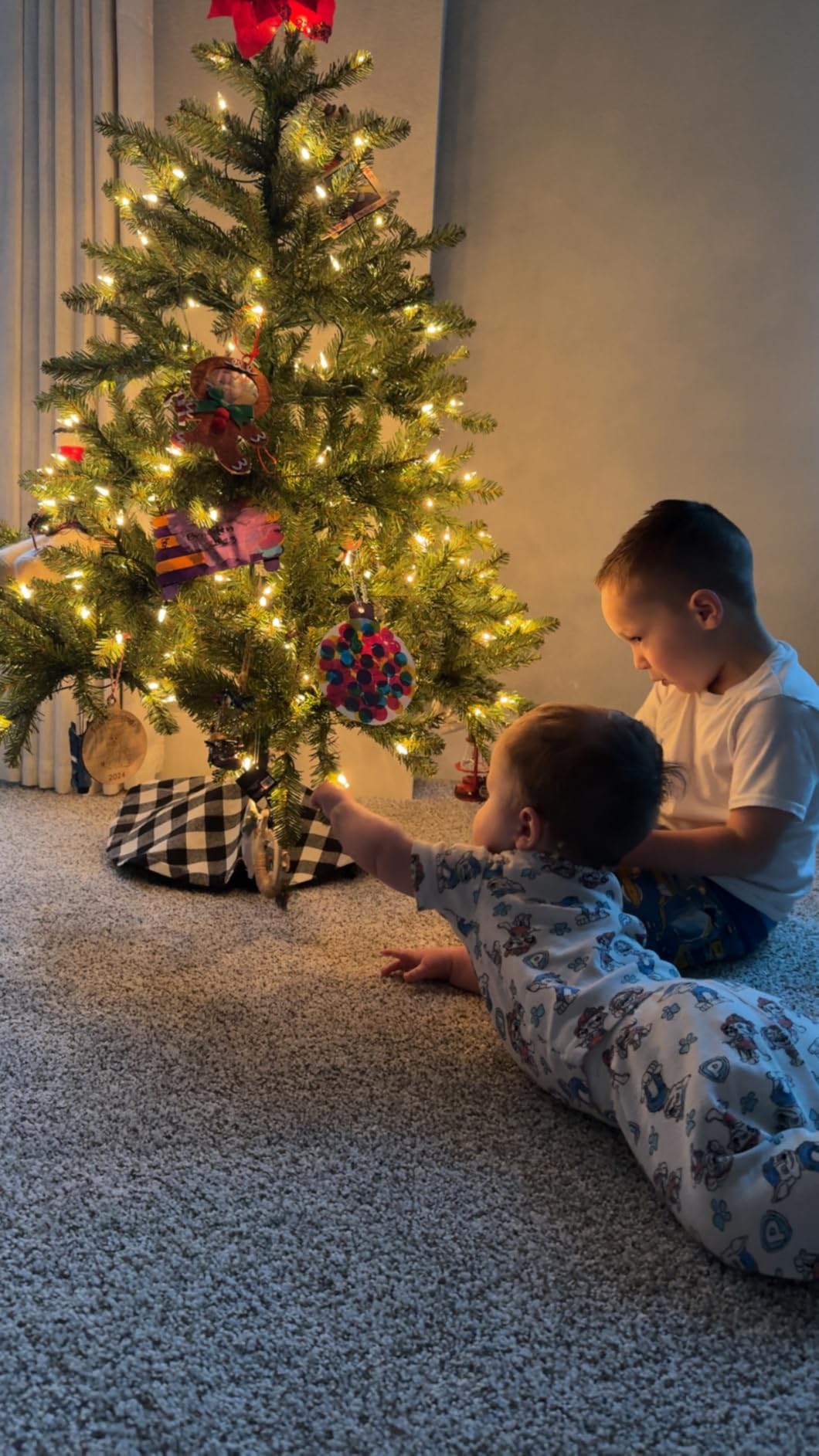 National Tree Company 9ft Pre-Lit Dunhill Fir Artificial Christmas Tree | 900 Clear Lights, 4,026 Tips, Includes Stand, Green customer photo 2