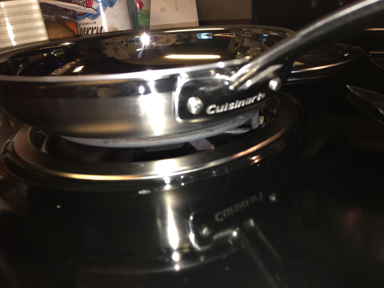 Cuisinart 12-Piece MultiClad Pro Triple Ply Stainless Stainless Steel Pots and Pans Set, Cookware Set Compatible with Induction, Electric, Gas Cooktops, Cool Grip Handles, Oven Safe to 500°F, Silver customer photo 2