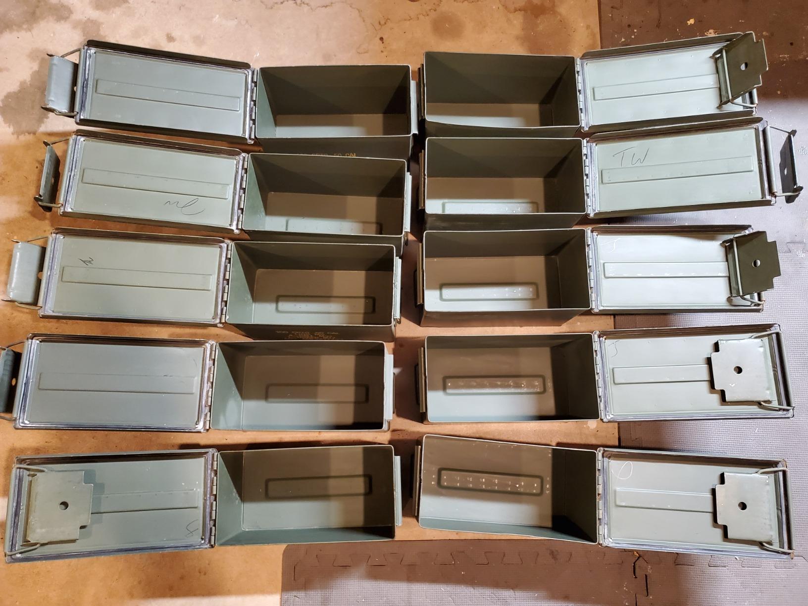 Ammo Can Man U.S. Military M2A1 50 Cal Ammo Can (10 Pack) - Waterproof Military Grade 2 Surplus Army Ammo Box customer photo 2
