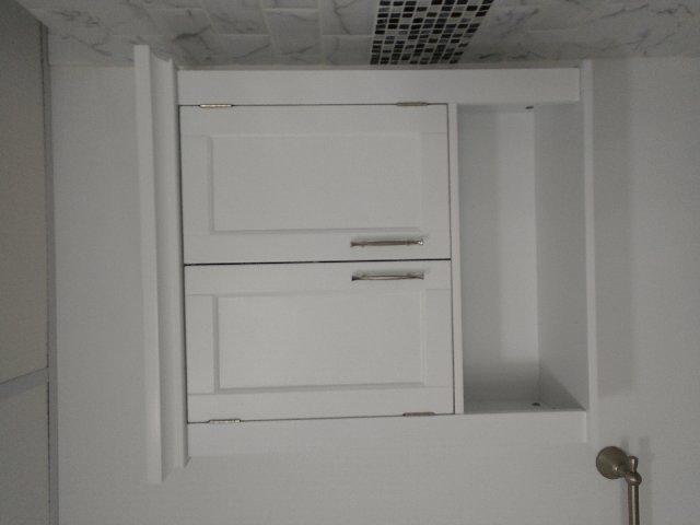 RiverRidge Somerset Two-Door Bathroom Wall Mount Medicine Cabinet, White | Open Display Shelf, Adjustable Interior Shelf, Two-Tone Handles, Space-Saving, Laundry Storage customer photo 2