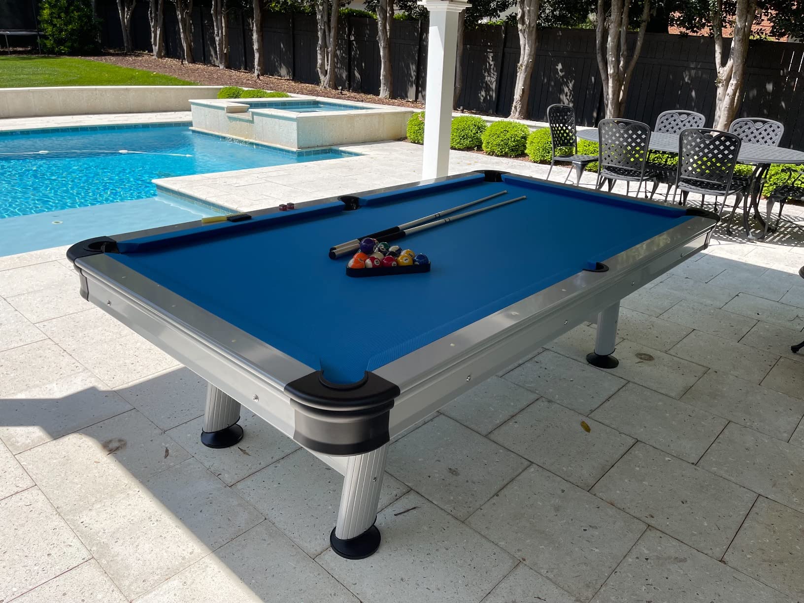 Playcraft Extera 8' Outdoor Pool Table customer photo 2