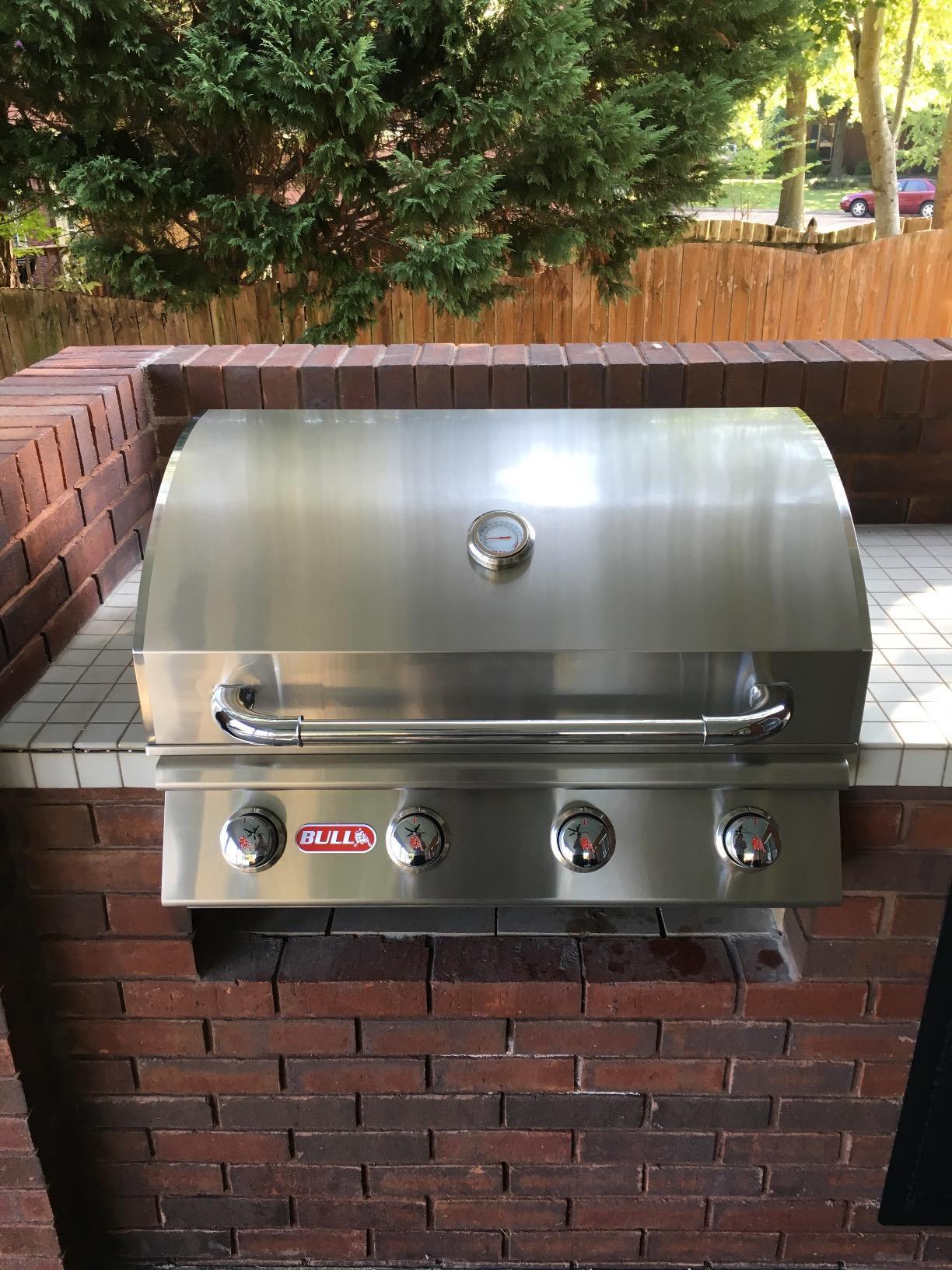 Bull Outdoor Products Outlaw 60,000 BTU Drop-In Grill Head - Stainless Steel, Natural Gas customer photo 2
