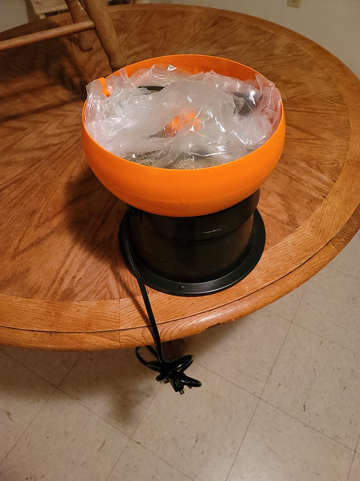 Lyman Case Cleaning Kit with 1200 Pro Tumbler and 2lbs of Corncob Media, Black, Orange (7631686) customer photo 1