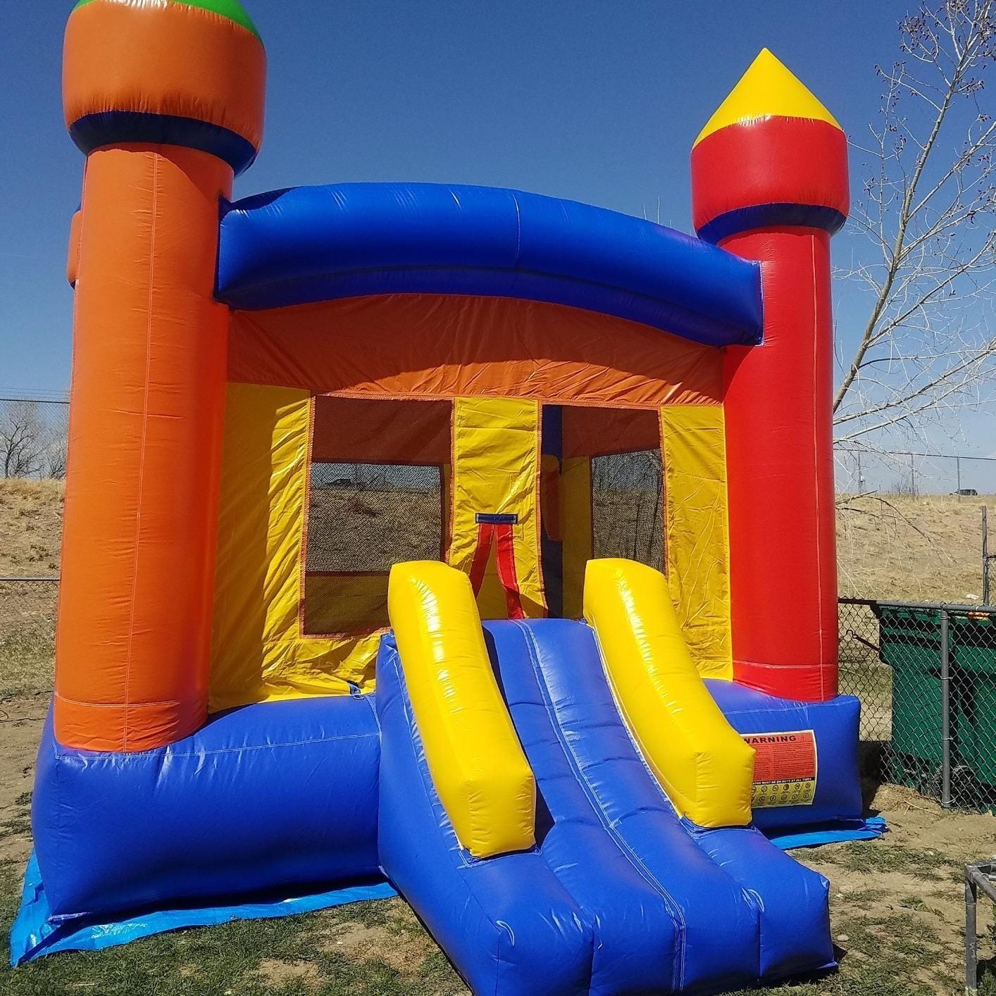 Commercial Grade Castle Bounce House 100% PVC with Blower customer photo 1