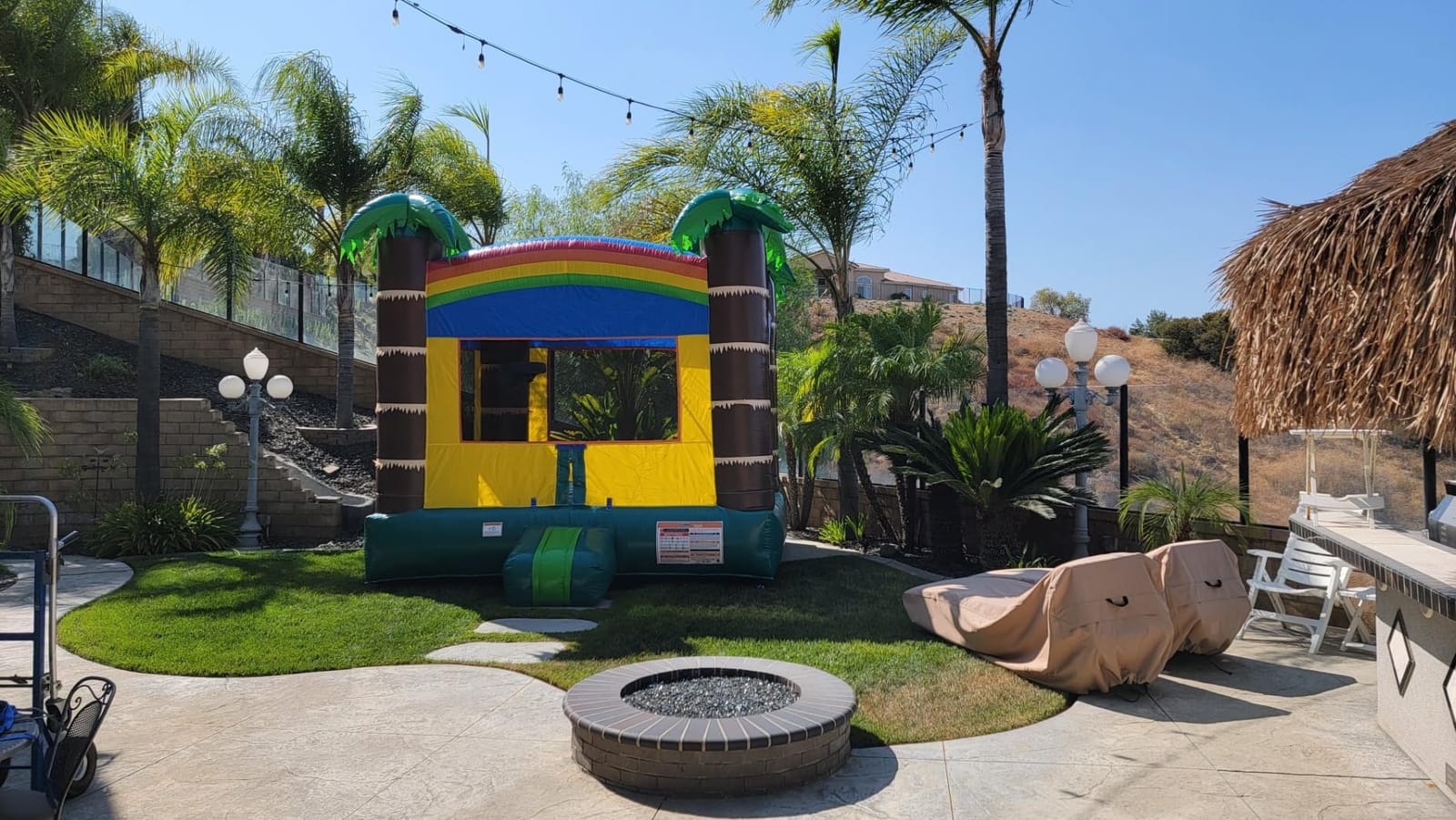JumpOrange 14x14ft Safari Commercial Grade 15oz PVC Bounce House customer photo 2