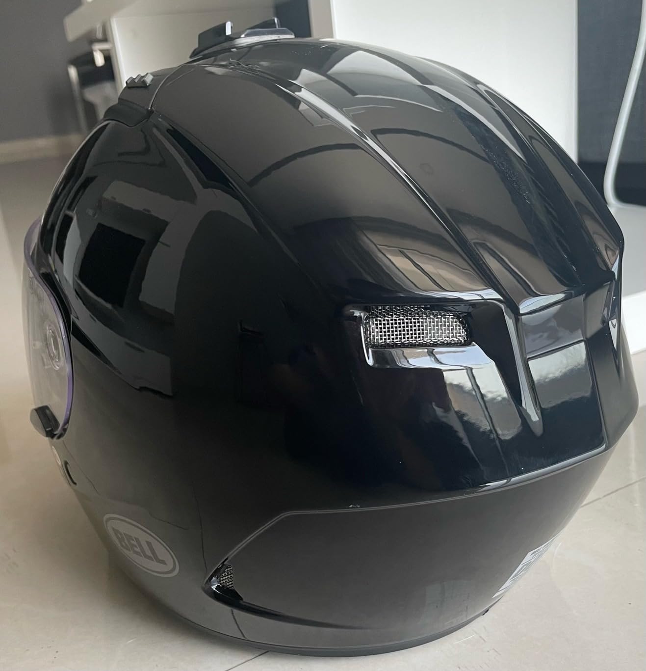 BELL Qualifier Full-Face Motorcycle Helmet - Matte Black, X-Large | Full face street motorcycle helmet with NutraFog II anti-fog shield, Velocity Flow ventilation, Bluetooth speaker pockets customer photo 2