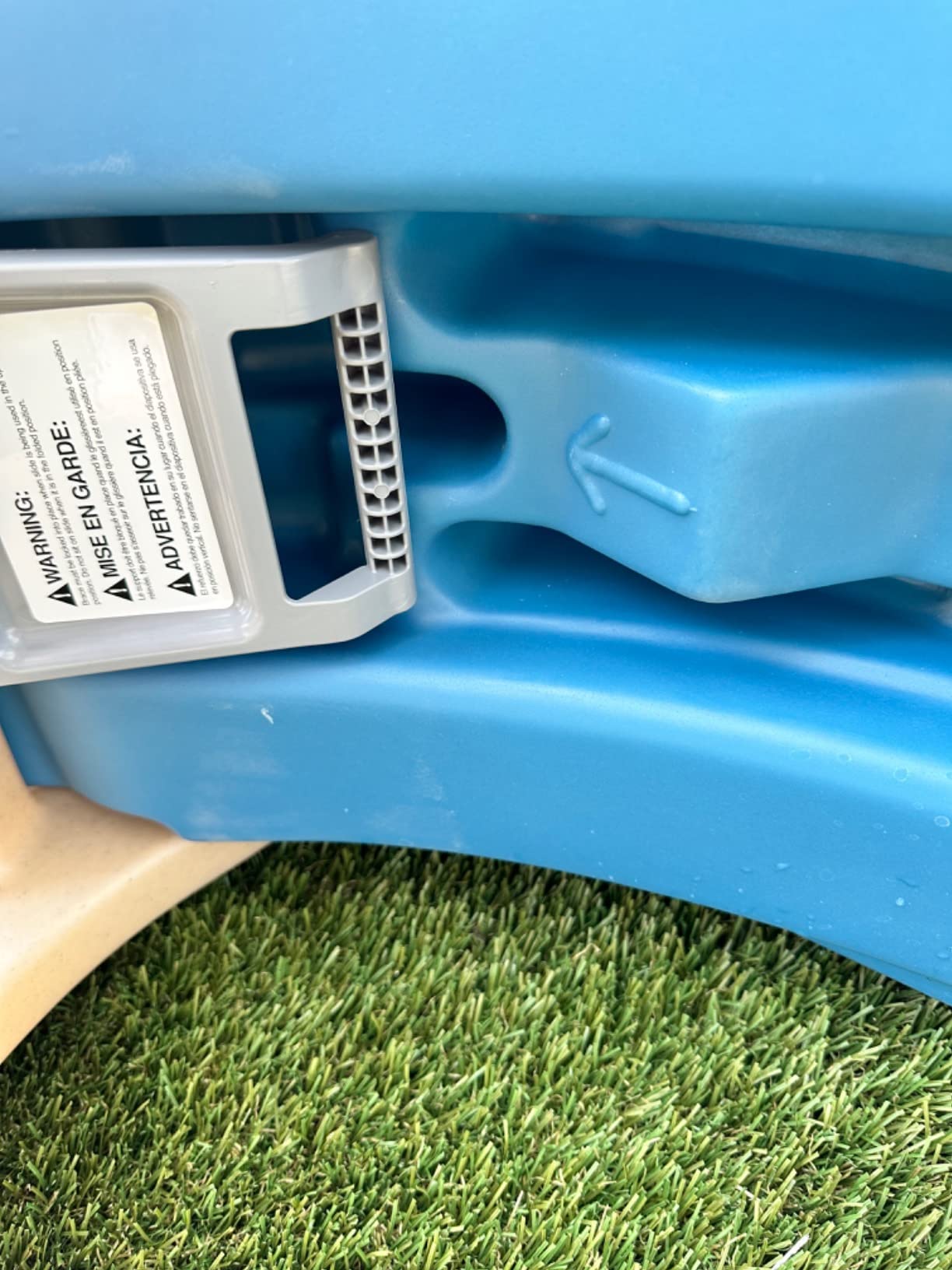 Step2 Play & Fold Junior Slide, Kids Indoor/Outdoor Play Slide, Backyard Playground Set, Easy Grip, Wide Ladder, Outside Jungle Gym, For Toddlers 1.5-4 Years Old customer photo 2