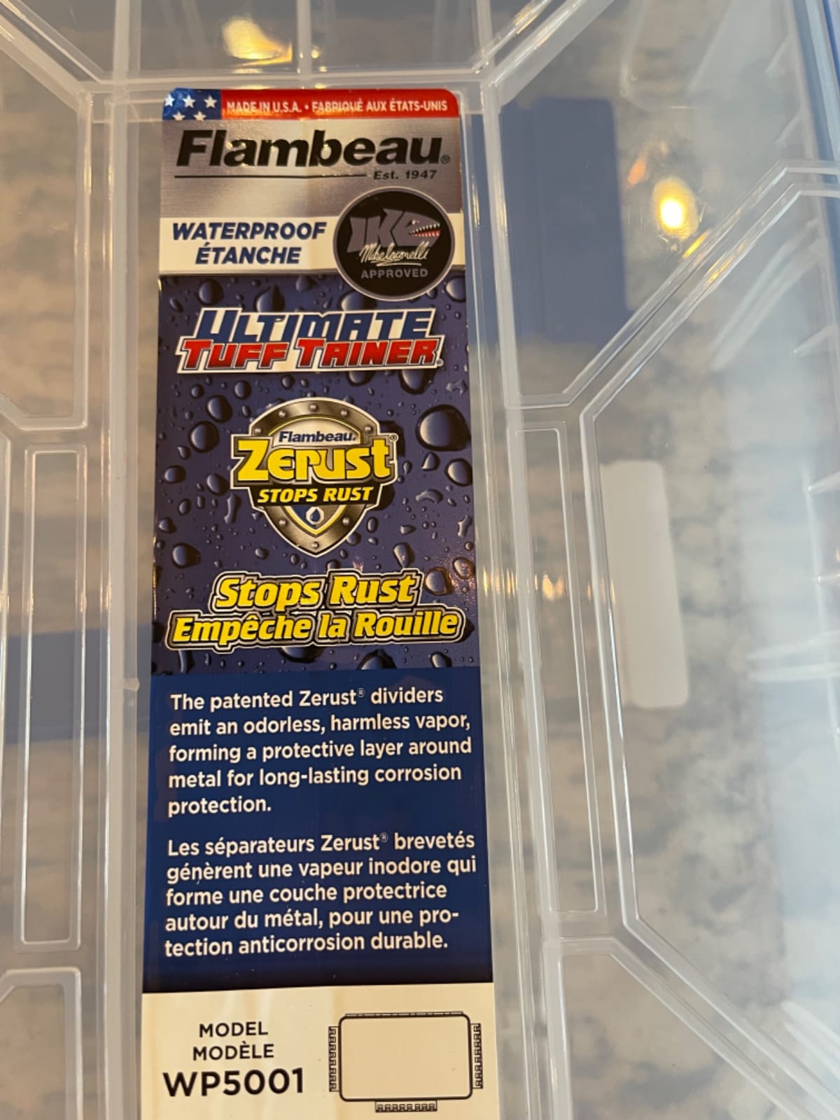Flambeau Outdoors WP5001 Waterproof Tuff Tainer 14in, Double Deep Open Core | Waterproof double deep open core box with Zerust anti-rust tab customer photo 1