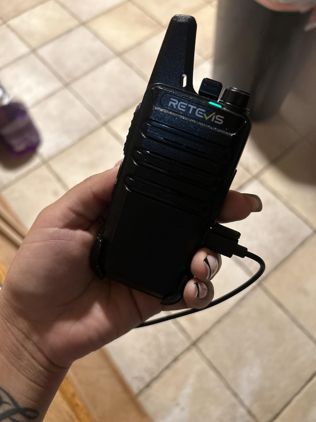 Retevis RT22 Compact & Lightweight FRS Walkie Talkies Long Range (4 Pack) | For Small Business, Camping, Hiking, Cruise, Safe Short Antenna, Comfortable to Carry, Loud & Clear Audio, USB-C customer photo 2