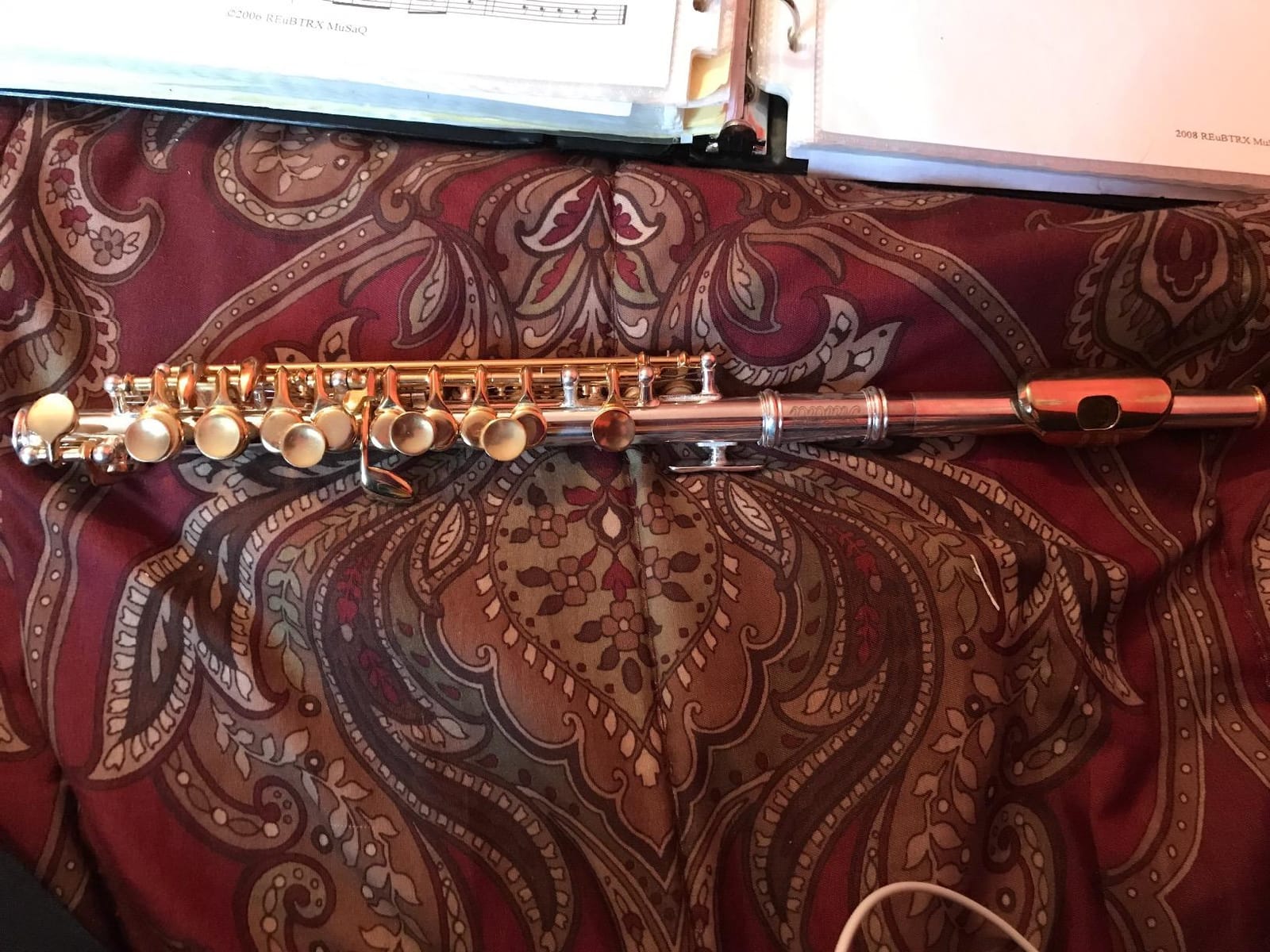 Sky(Paititi) Band Approved Silver Plated Piccolo Key of C with Hard Case, Cloth, Cleaning Rod, Joint Greasae and Screw Driver, Good Sound customer photo 2