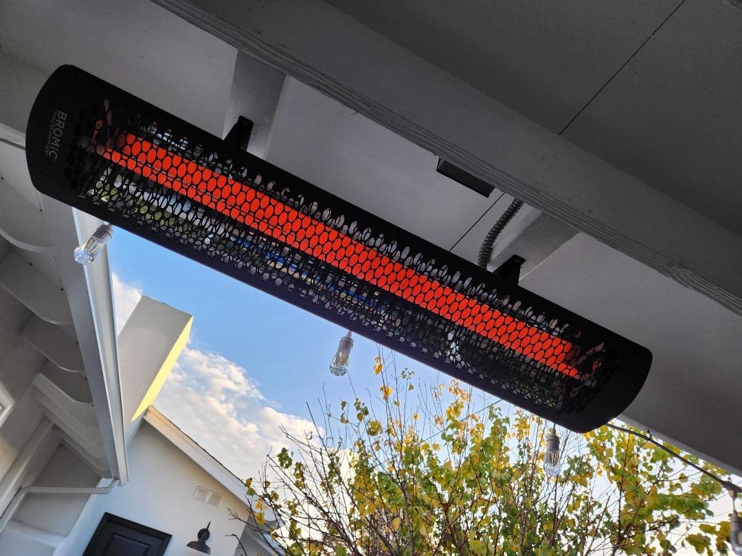 Bromic Tungsten Smart Heat 6000W Electric Patio Heater - Dual Element Infrared, 220V-240V, Black Finish - BH0420033 customer photo 1