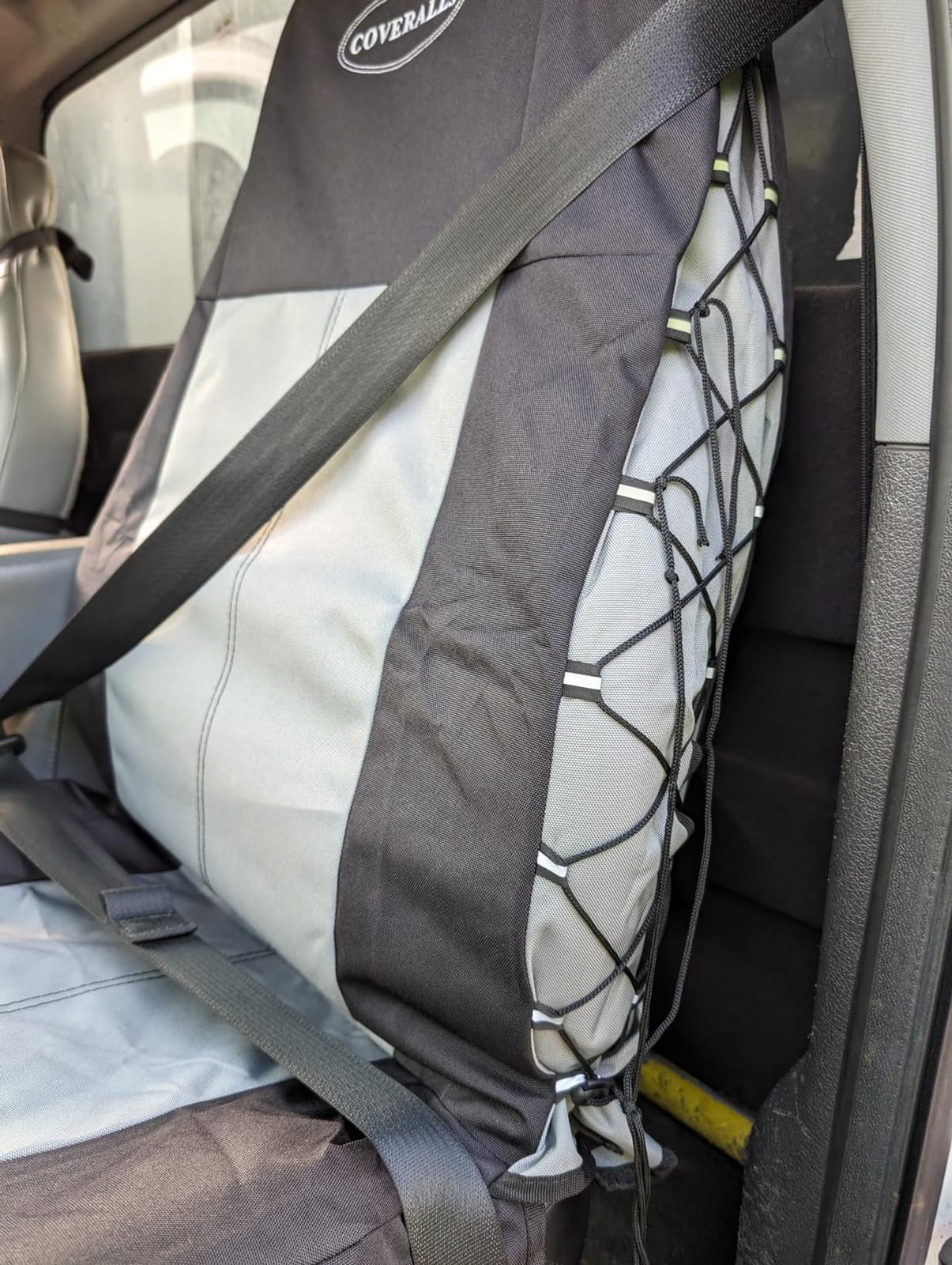 Seats Inc. Coveralls Truck Seat Cover - Two-Tone Black/Gray, Model Number 9107 customer photo 2
