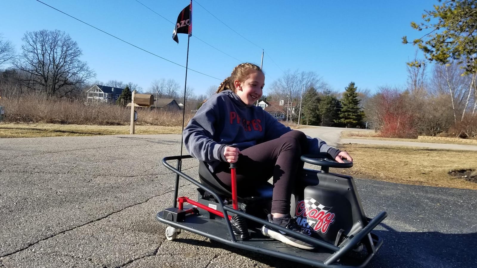 Crazy Cart XL Go Kart | Electric Drift Cart | Iconic Wheeled Ride-On For Adults Age 16+ | Advanced Rider Performance | 500W/36V Motor | Up To 14 MPH, 40 Mins; 240 Lbs customer photo 2