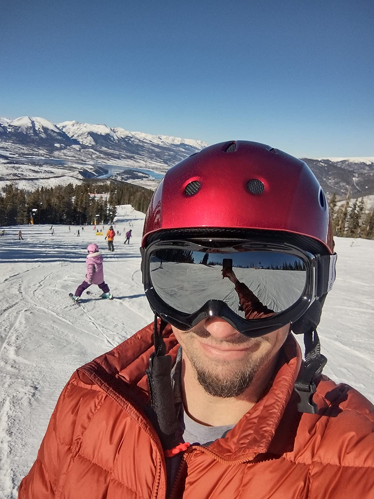ZIONOR X Ski Goggles - OTG Snowboard Goggles Detachable Lens for Men Women Adult customer photo 2