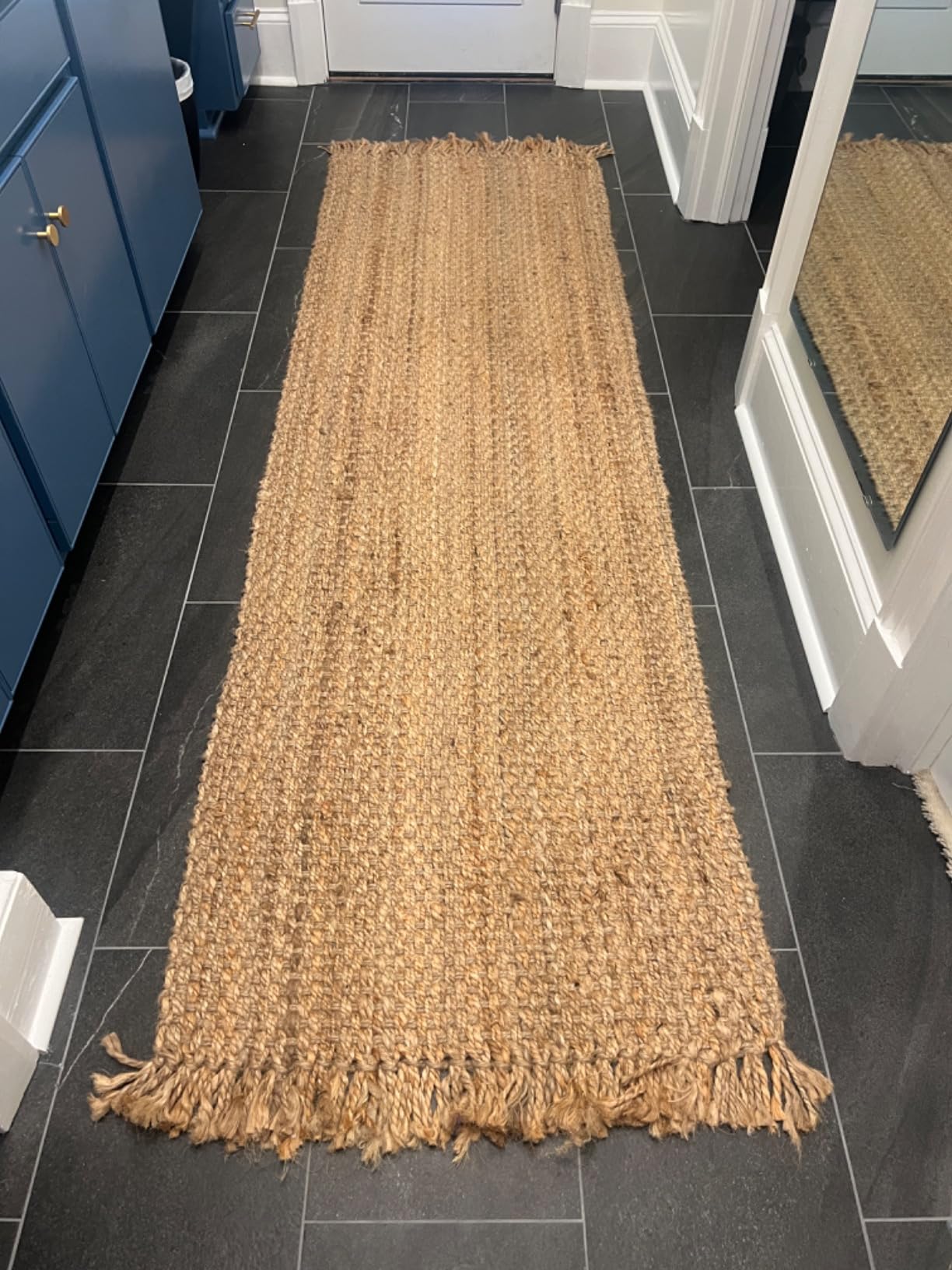SAFAVIEH Natural Fiber Collection Area Rug - 6' x 9', Natural, Handmade Tassel Jute, Ideal for High Traffic Areas in Living Room, Bedroom customer photo 2