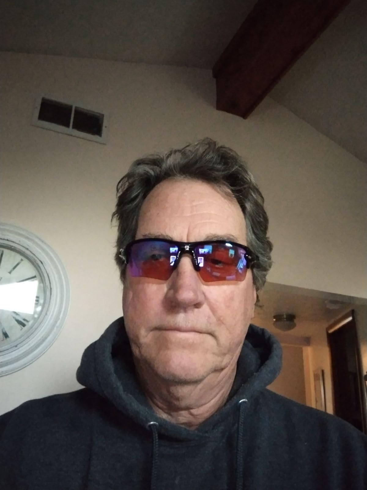 Oakley Flak 2.0 XL OO9188 Rectangle Sunglasses for Men for Women | Matte Black, Steel & Polished White. Polarized. Larger lenses for more coverage. customer photo 1