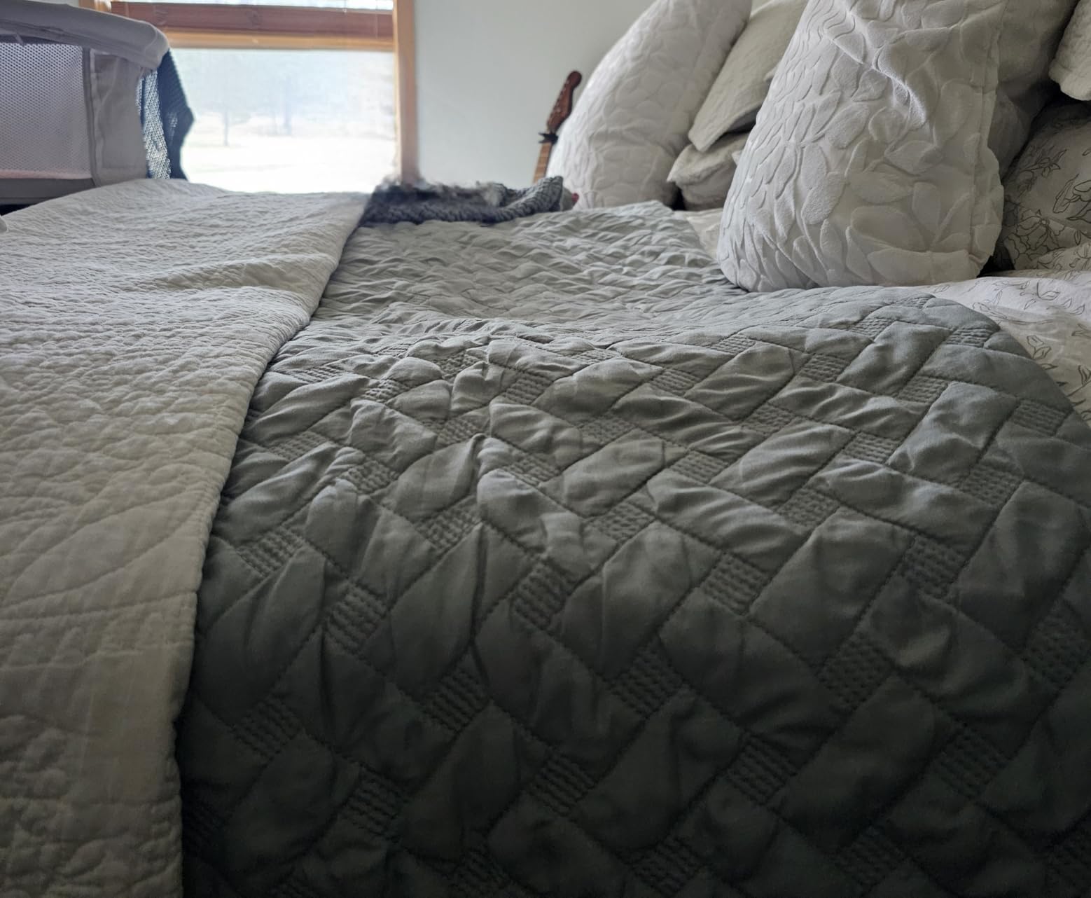 Pure Green Natural Latex Mattress Topper - Firm - 2 Inch - Queen Size (GOLS Certified Organic) customer photo 2