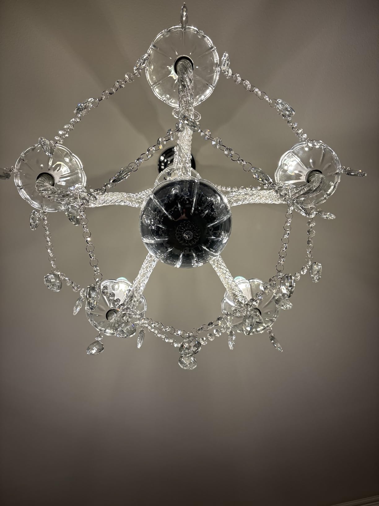 Saint Mossi 5 Light Modern Contemporary Elegant K9 Crystal Glass Chandelier Pendant Ceiling Lighting Fixture customer photo 1