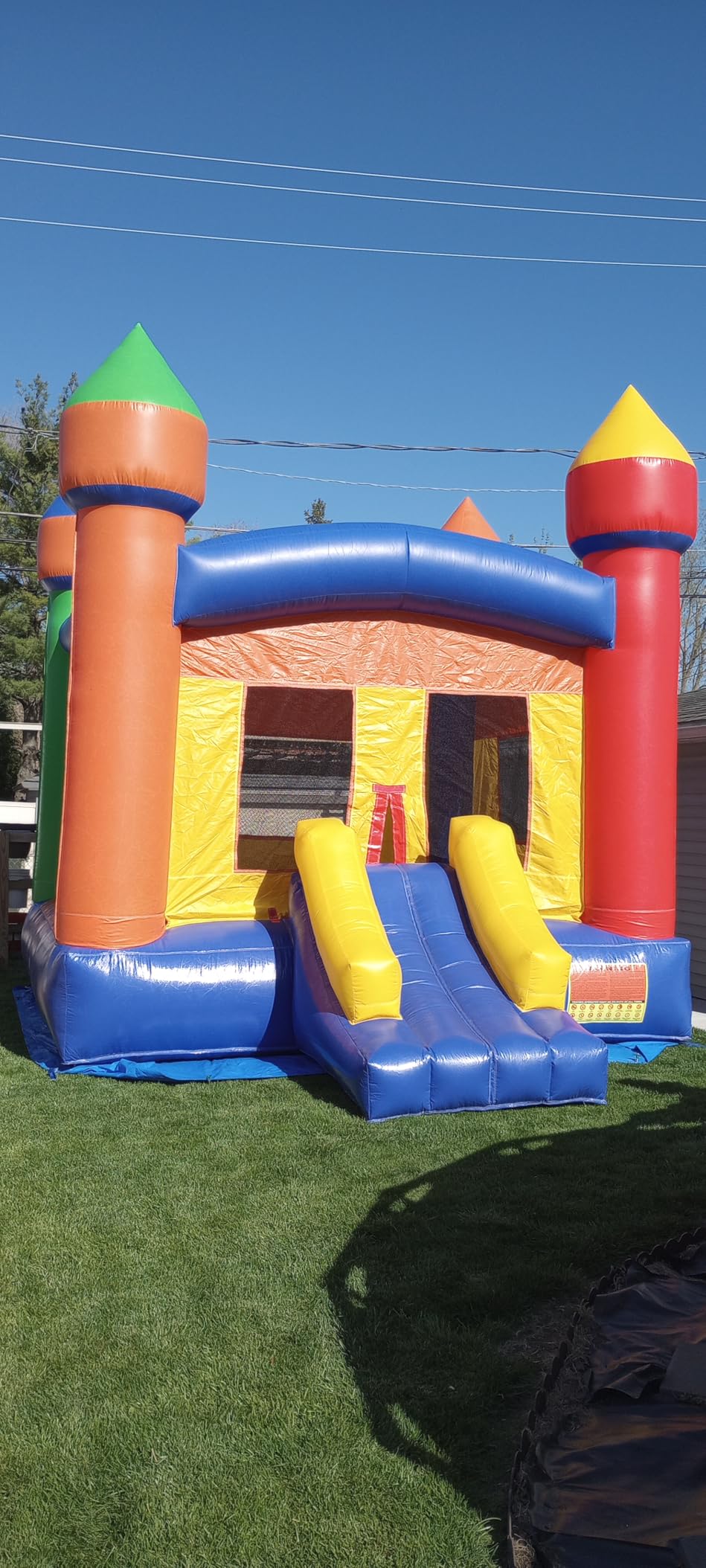 Commercial Grade Bounce House 100% PVC Castle Jump Inflatable Only customer photo 1