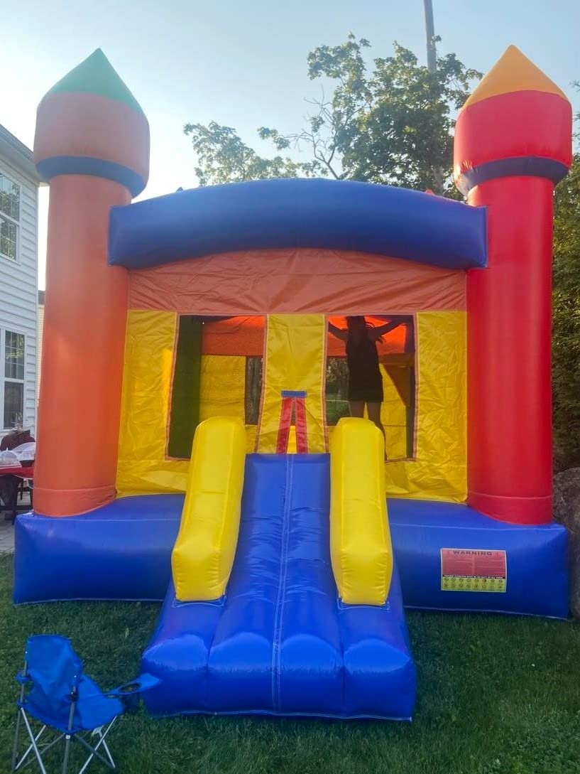 Commercial Grade Bounce House 100% PVC Castle Jump Inflatable Only customer photo 2