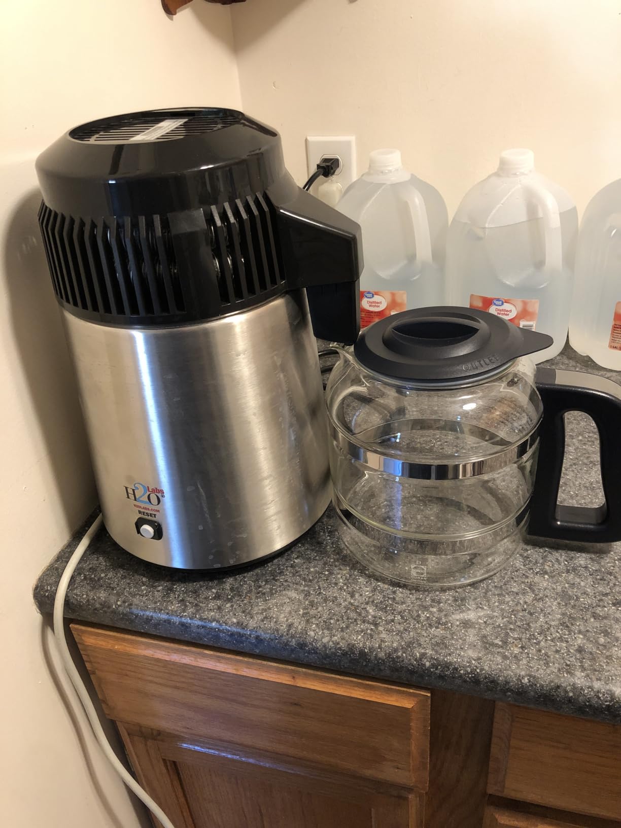 H2oLabs Best-in-Class Stainless Steel Home Water Distiller & Glass Carafe with Exclusive Activated Carbon Mega Pods for Purest Water and Most Effective VOC Removal customer photo 2