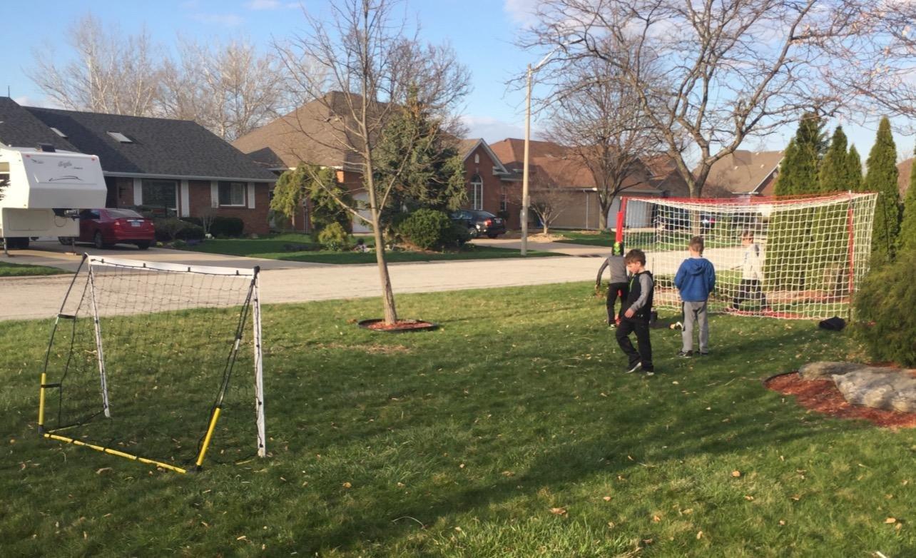PowerNet Soccer Goal for Backyard, 3Mx2M / 6x4 / 8x4 / 12x6 / 14x7 /18.5x6.5 / 21x7 / 24 x 8 Portable Soccer Net, Sports & Outdoors Training Equipment, Quick Setup 1 Goal & Zipper Storage Bag customer photo 2