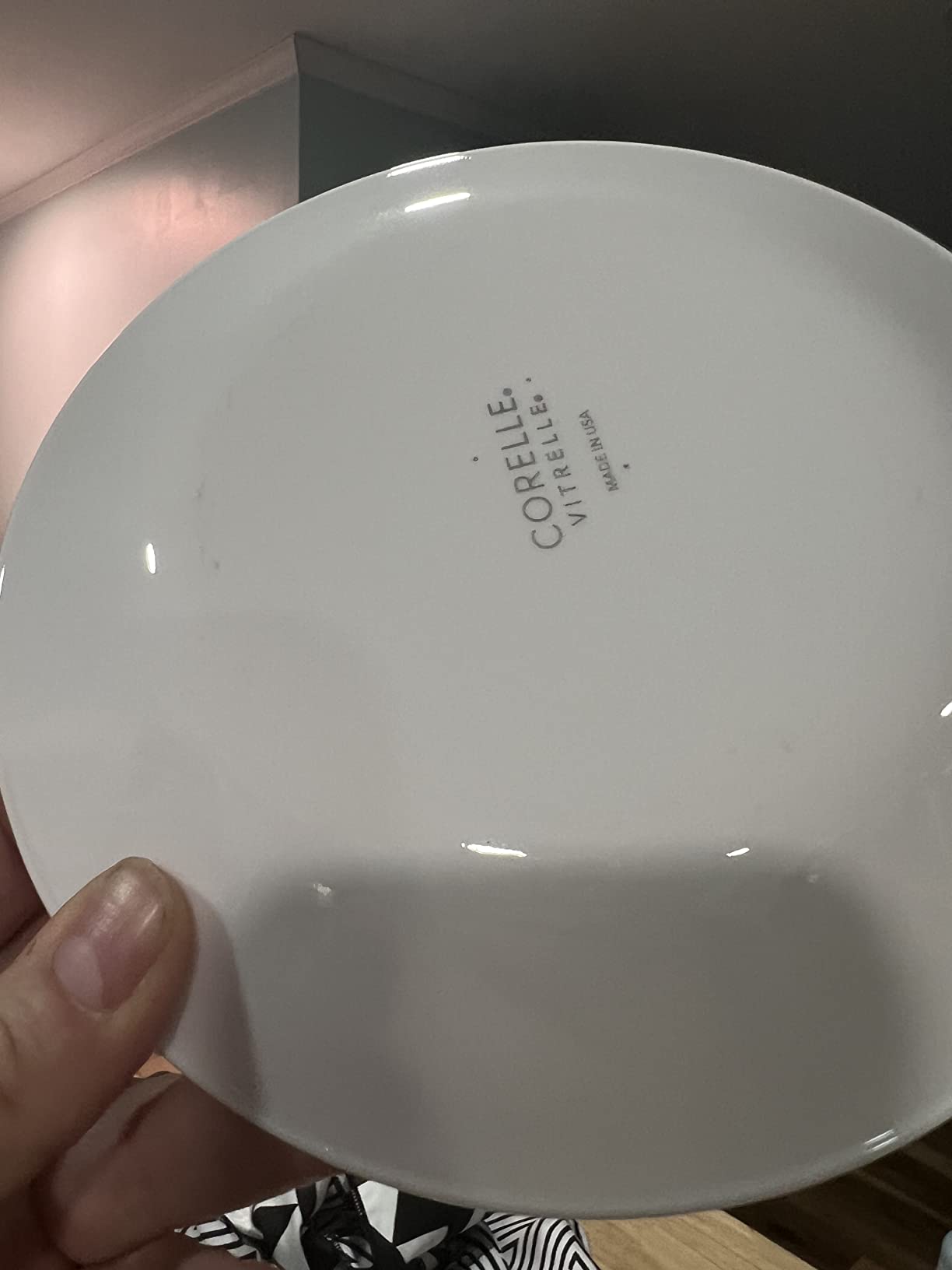 Corelle Vitrelle 38-Piece Service for 12 Dinnerware Set, Triple Layer Glass and Chip Resistant, Lightweight Round Plates and Bowls Set, Winter Frost White customer photo 1