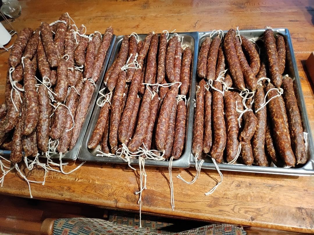 Hakka 11 Lb/5 L Sausage Stuffer 2 Speed Stainless Steel Vertical Sausage Maker customer photo 2